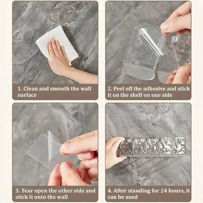 StashWall | Versatile Wall-Mounted Storage Rack - Ideal Shelving Solution for Organization