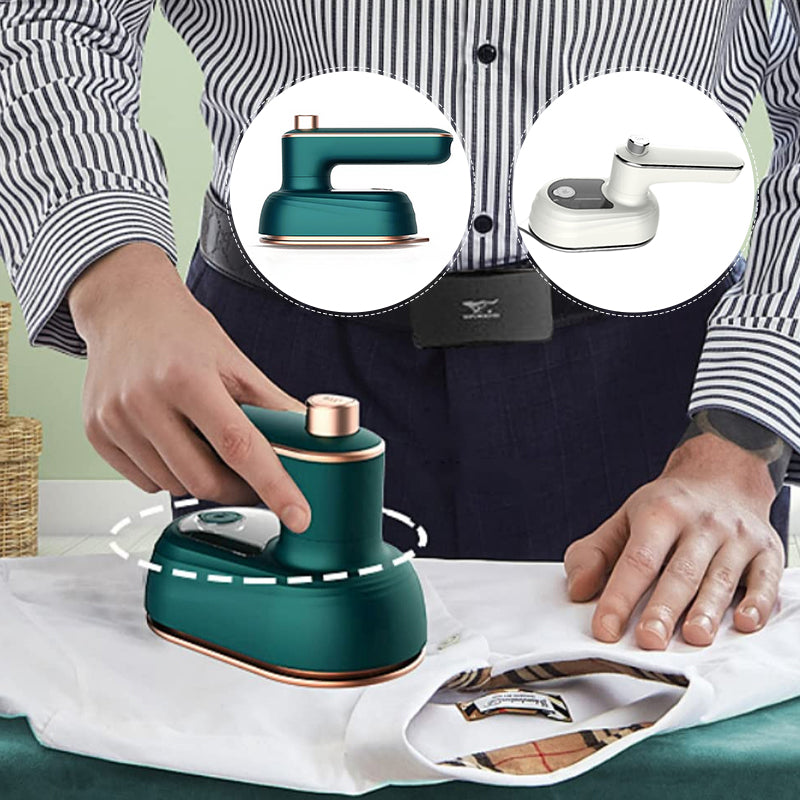 Portable 2-in-1 Mini Steam Iron for Easy Ironing!