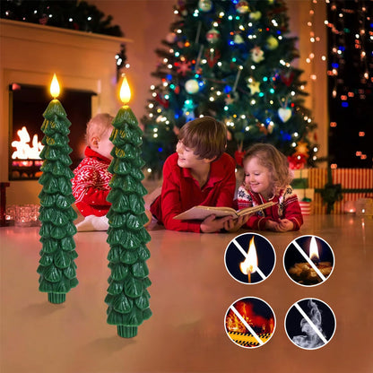 Remote-Controlled LED Candles for Christmas Trees – Safe and Elegant Holiday Decor