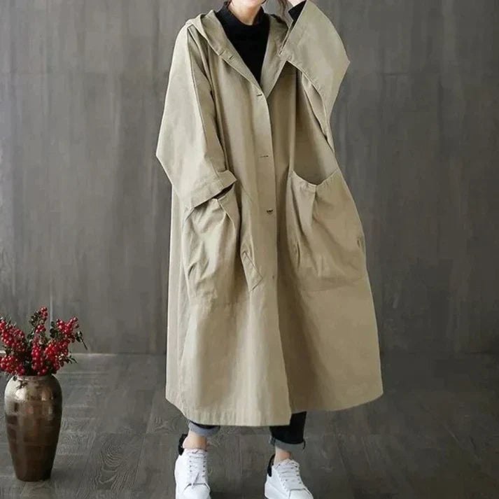 Alina Oversized Trench Coat for Maximum Comfort