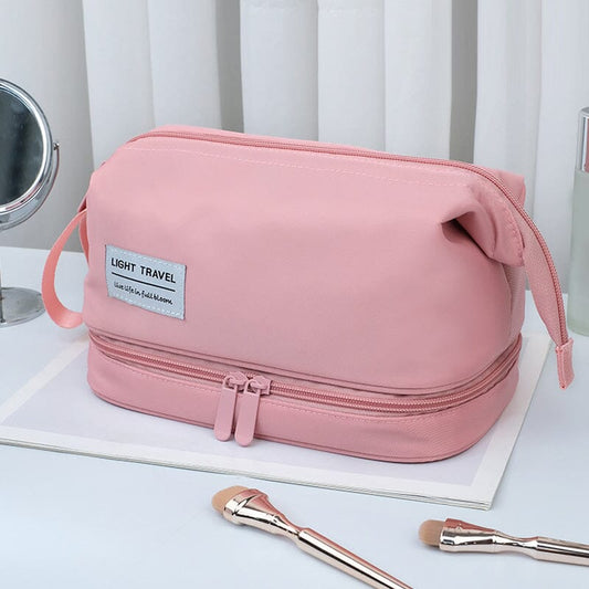 CapaciBag | Extra-Large Waterproof Toiletry Organizer - Durable Oxford & Nylon with Dry/Wet Separation