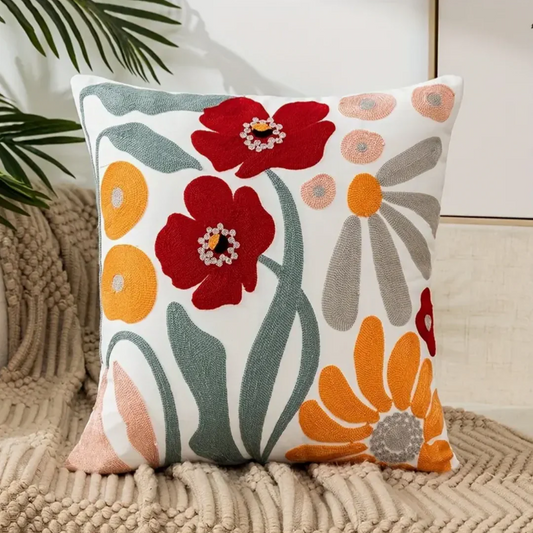 Loxi Floral Print Decorative Cushion