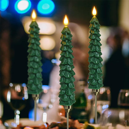 Remote-Controlled LED Candles for Christmas Trees – Safe and Elegant Holiday Decor