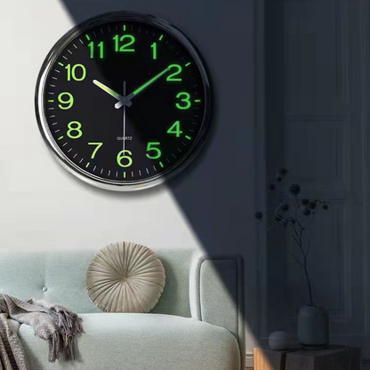 Treviq Elegant Oversized Wall Clock with Illuminated Design