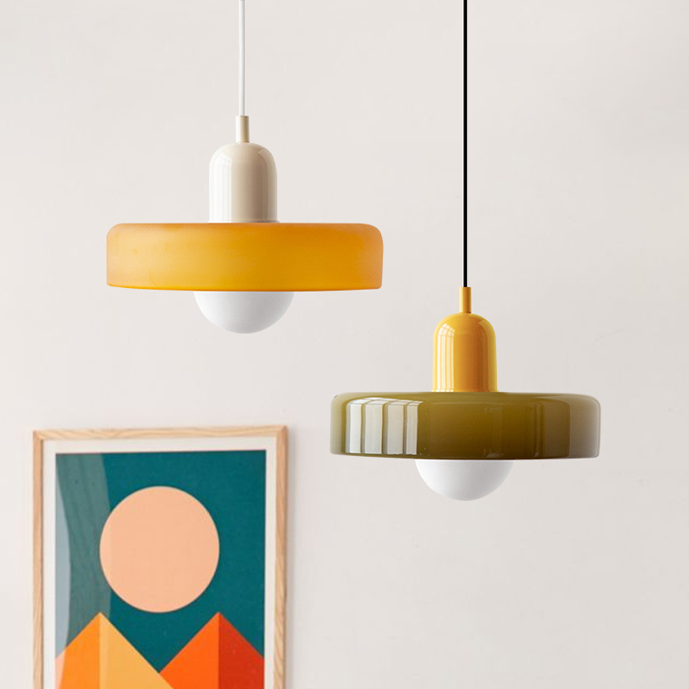 Vibrant Glass Pendant Light - BauLume