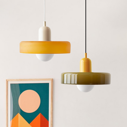 Vibrant Glass Pendant Light - BauLume