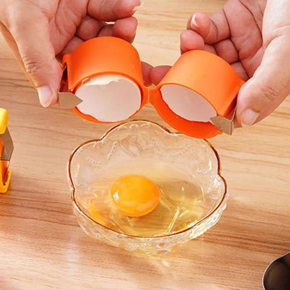 Effortless Egg Breaker - Fast and Mess-Free Egg Cracking