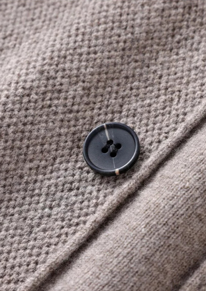 DAVY - Button-Up Wool Shirt