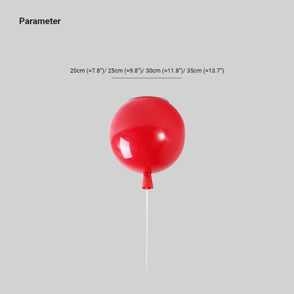 Contemporary Balloon-Shaped LED Ceiling Light – AuraLite