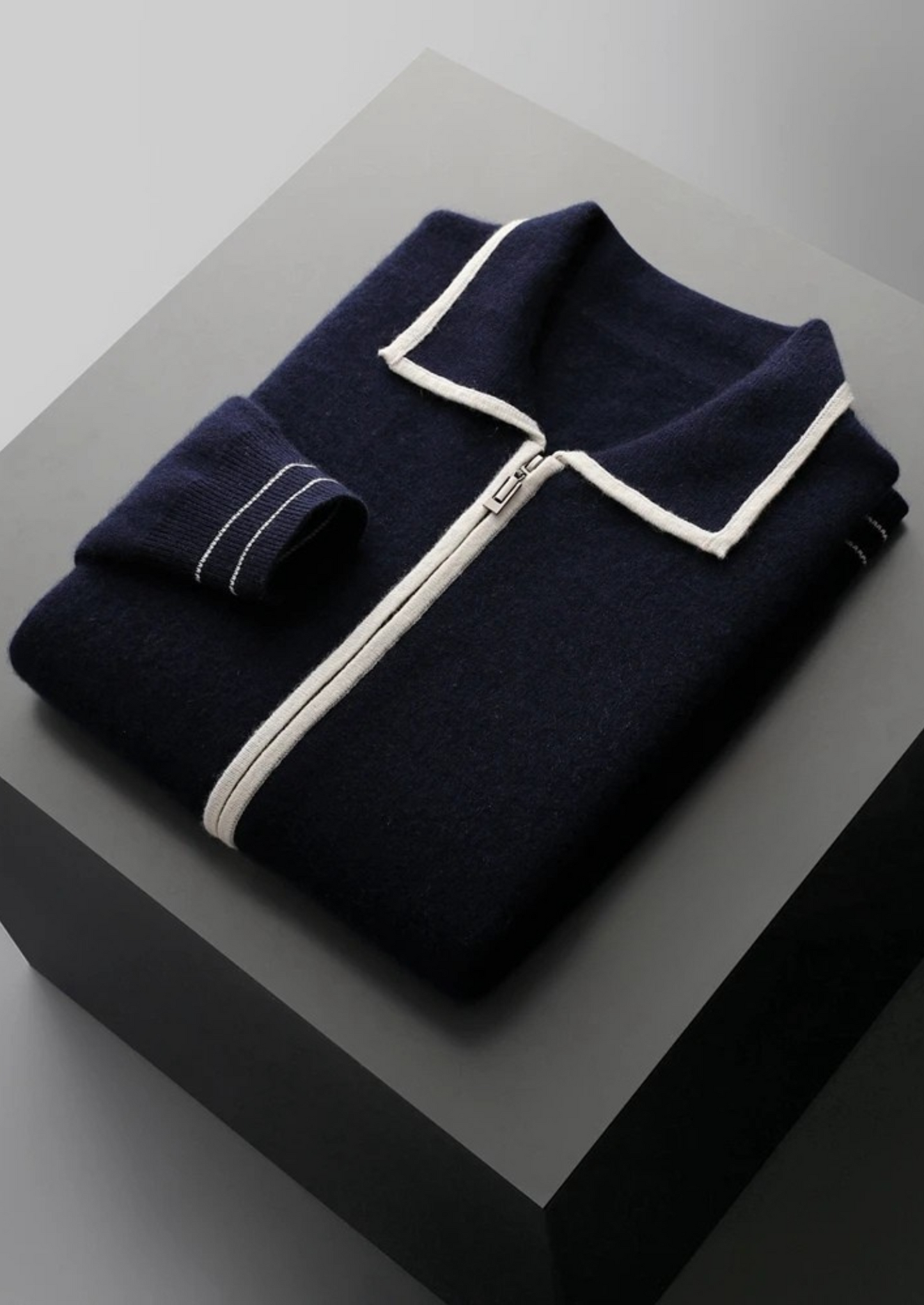 LIVAA Polo-Style Cardigan