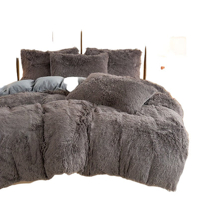 Bamboo Silk Patterned Bedding Set - Breathable Fabric