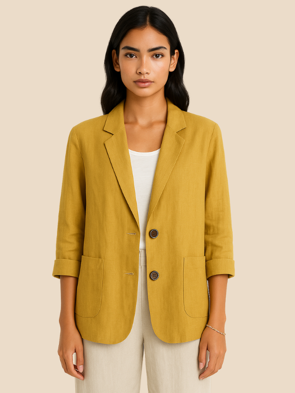 Stella | Women's Lightweight Linen Jacket
