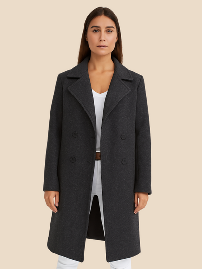 Elizabeth | Sophisticated Women's Felt Coat
