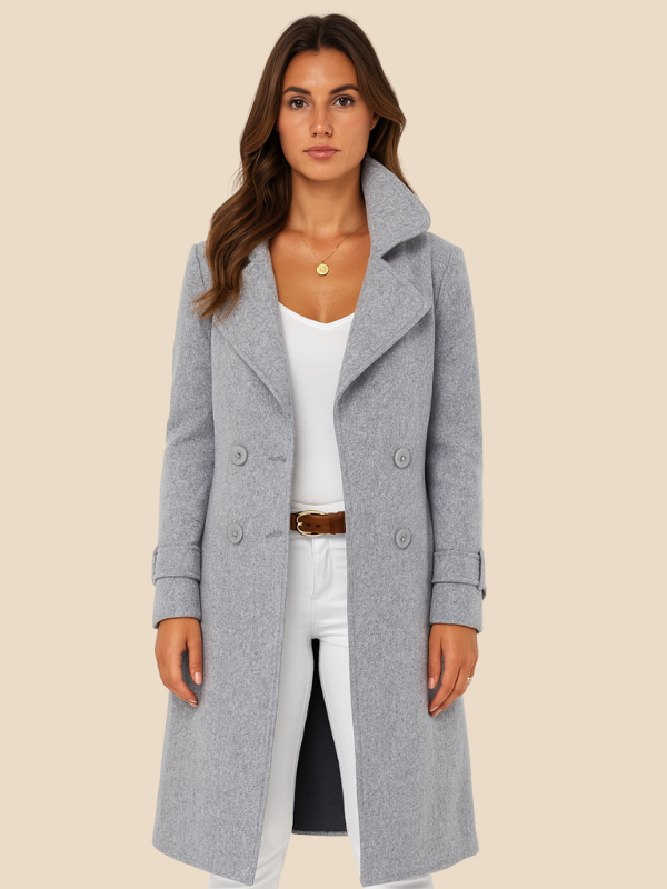 Elizabeth | Sophisticated Women's Felt Coat