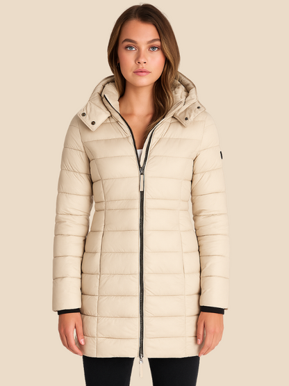 Megan | Luxe Women's Hooded Puffer Jacket