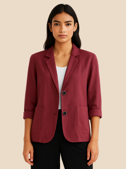 Stella | Women's Lightweight Linen Jacket