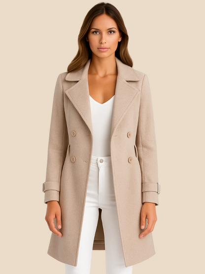 Elizabeth | Sophisticated Women's Felt Coat