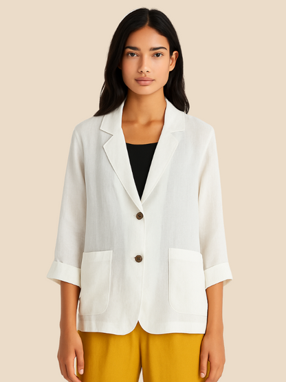 Stella | Women's Lightweight Linen Jacket