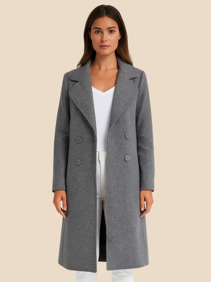 Elizabeth | Sophisticated Women's Felt Coat