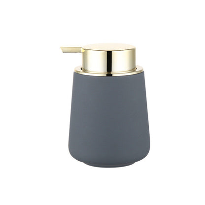 LuxeLather | Chic Ceramic Soap Dispenser - Scandinavian-Inspired Bathroom Essential