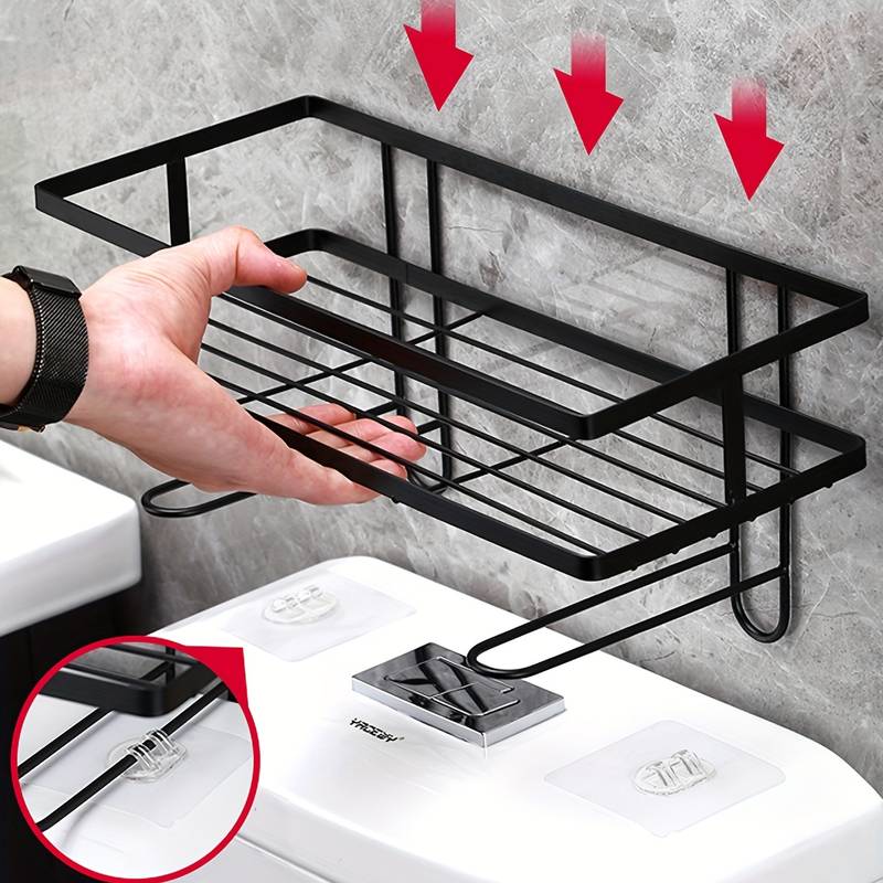LooShelf | Eco-Friendly Above-Toilet Storage Solution - Space-Saving Organizer for Your Bathroom