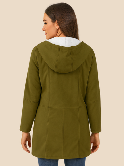 Josie | Women's Insulated Hooded Jacket with Fleece Lining