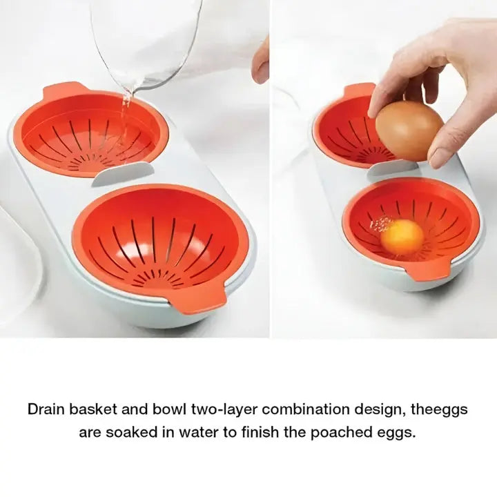 Quick & Easy Microwave Egg Poacher – Enjoy Perfect Eggs in Minutes!