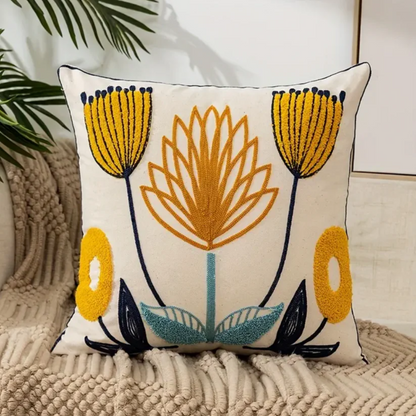 Loxi Floral Print Decorative Cushion