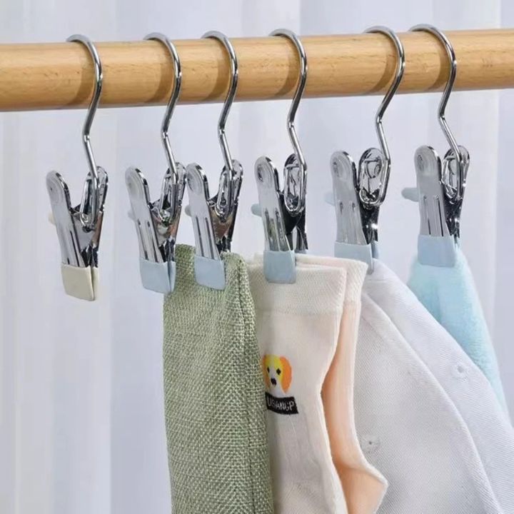 Durable Stainless Steel Clothing Clips - Heavy-Duty Hangers