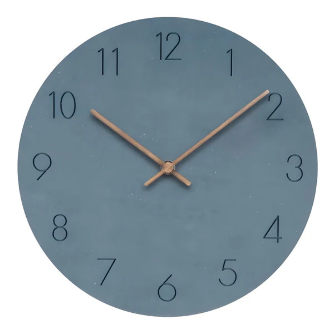 Nork - Sleek Wooden Wall Clock with Minimalist Design