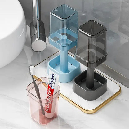SealClean | Hygienic Toothbrush Holder with Lid for Organized Bathroom Storage