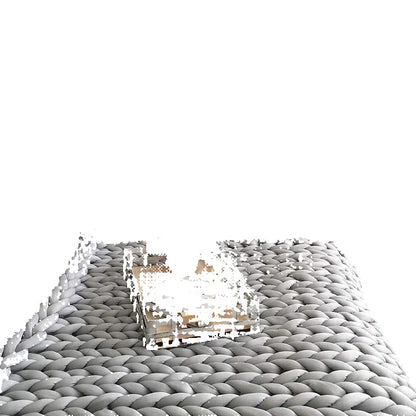 Soft and Elegant Woven Blanket for Sofa Accents