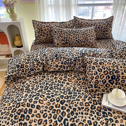 Savannah - Premium Leopard Print Duvet Cover