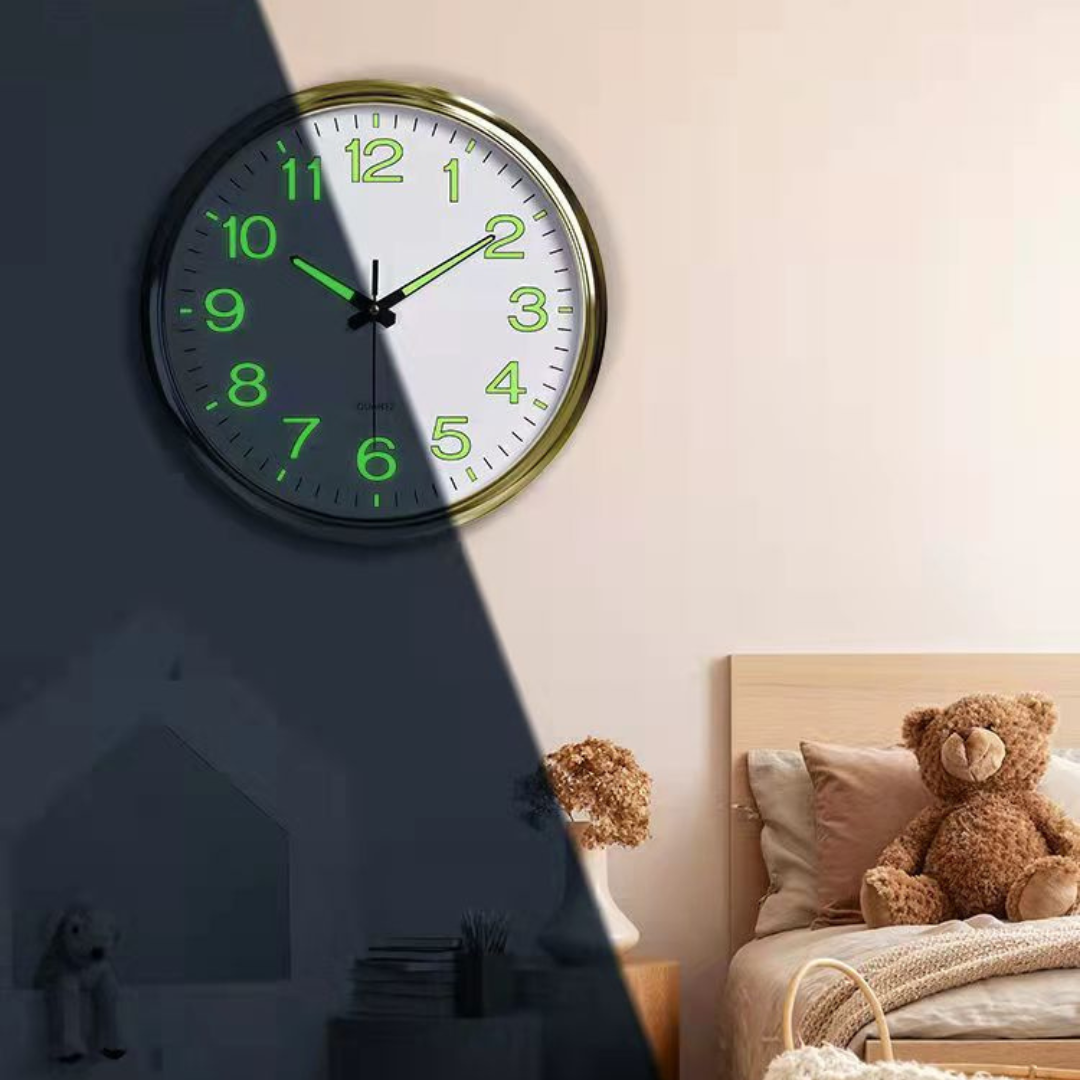 Treviq Elegant Oversized Wall Clock with Illuminated Design
