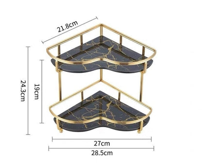 ChicNook | Stylish Corner Shelf Organizer for Compact Spaces, Bathrooms, and Vanities