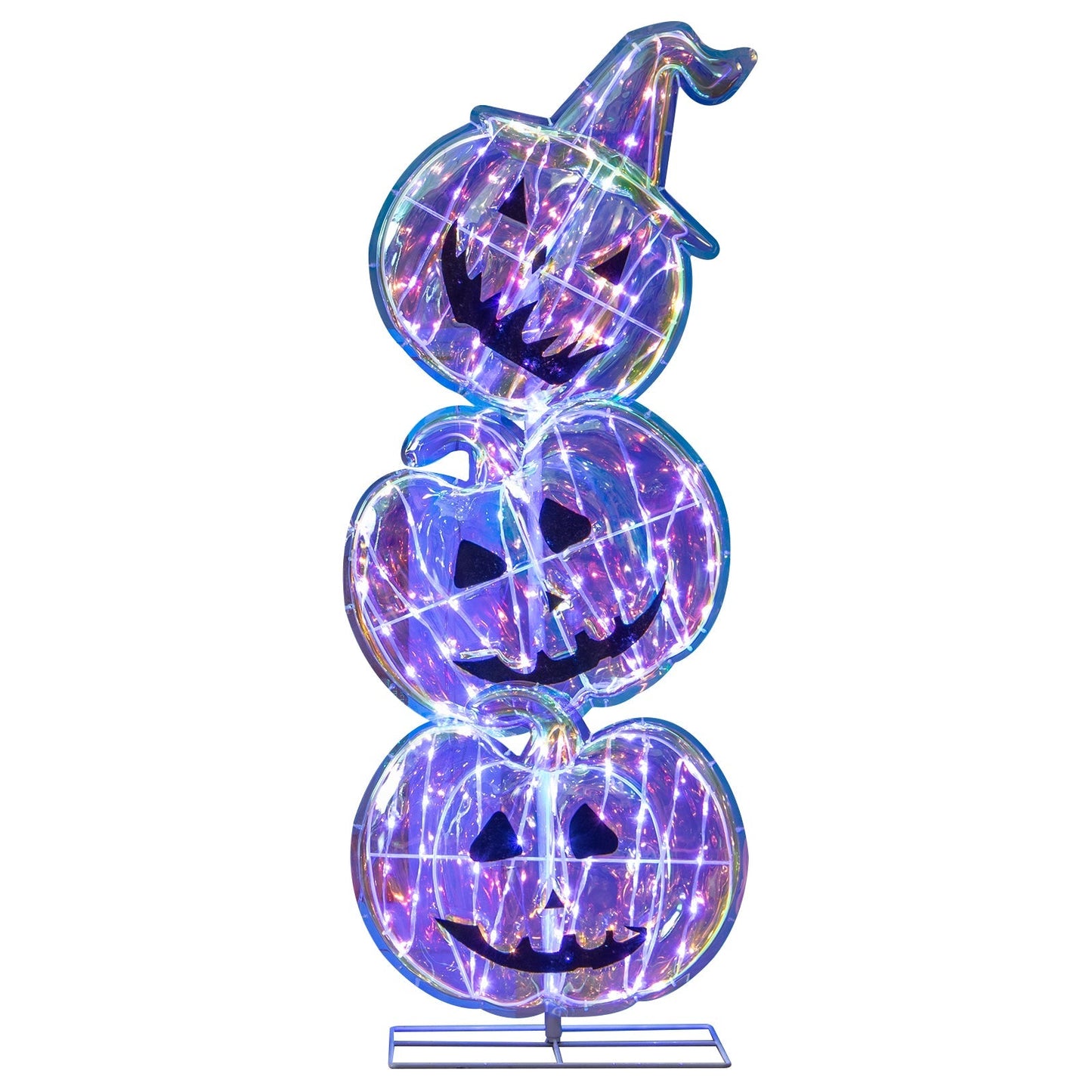 Light-Up Halloween Pumpkin Decoration — 105 cm Tall LED Ornament for Home and Garden