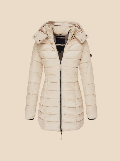 Megan | Luxe Women's Hooded Puffer Jacket