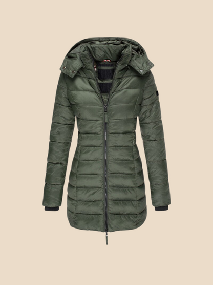 Megan | Luxe Women's Hooded Puffer Jacket