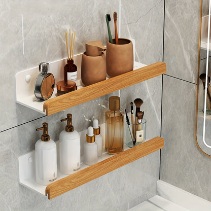 RustiRack | Wall-Mounted Bathroom Storage Rack - Drill-Free Shower Organizer