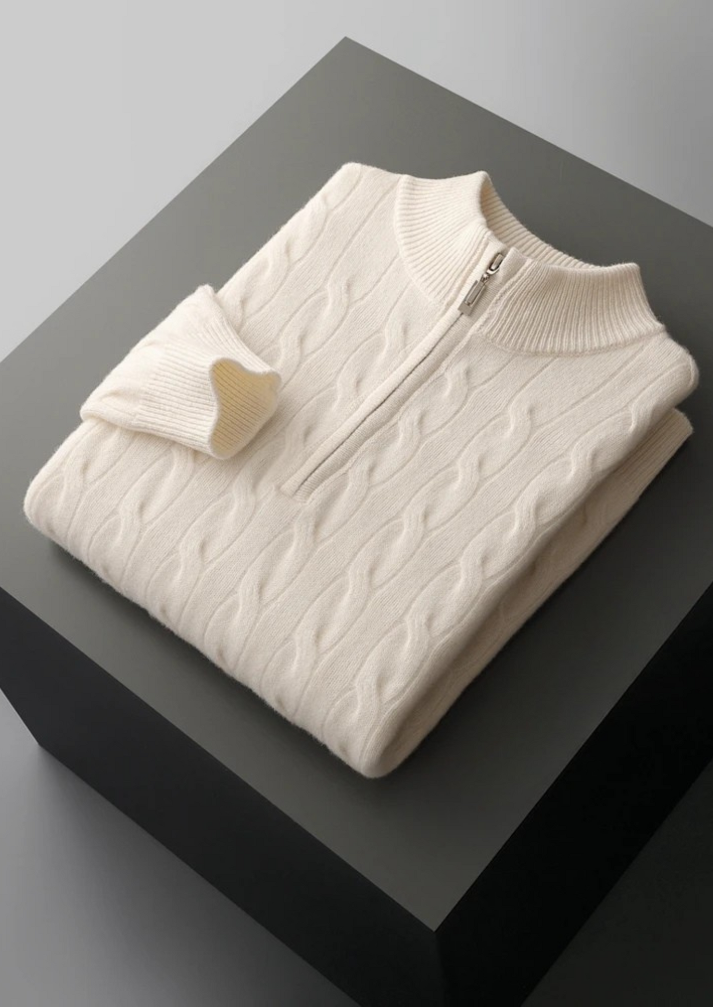 LIVAA Half-Zip Sweater