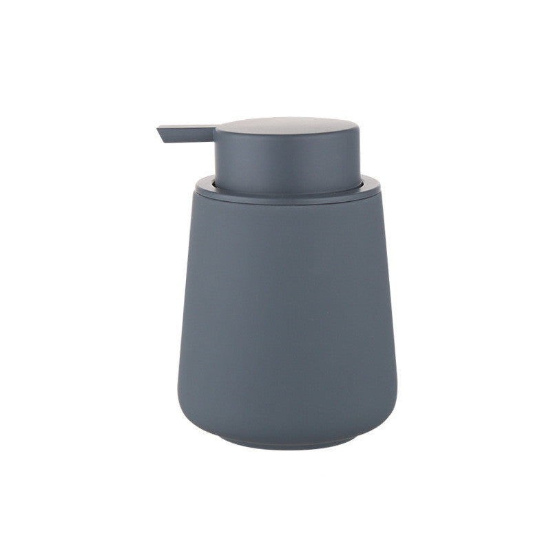 LuxeLather | Chic Ceramic Soap Dispenser - Scandinavian-Inspired Bathroom Essential