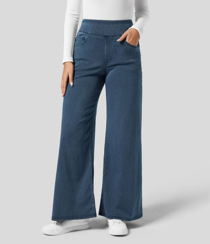 LIVAA | Women's High-Waisted Elastic Trousers