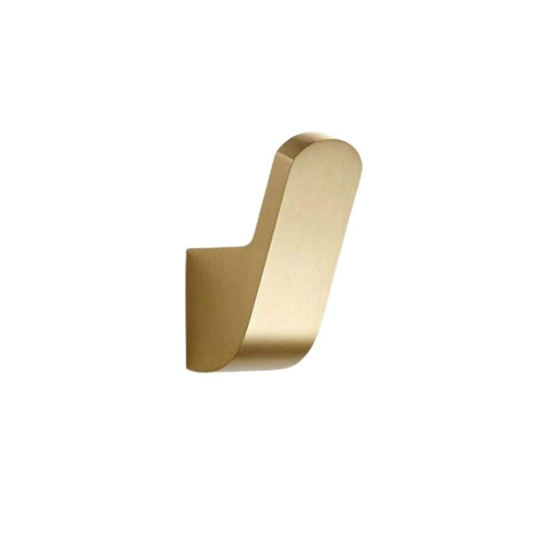 Goldure | Contemporary Gold-Plated Wall Hook - Stylish Hanger for Clothes, Towels, and Bathrobes