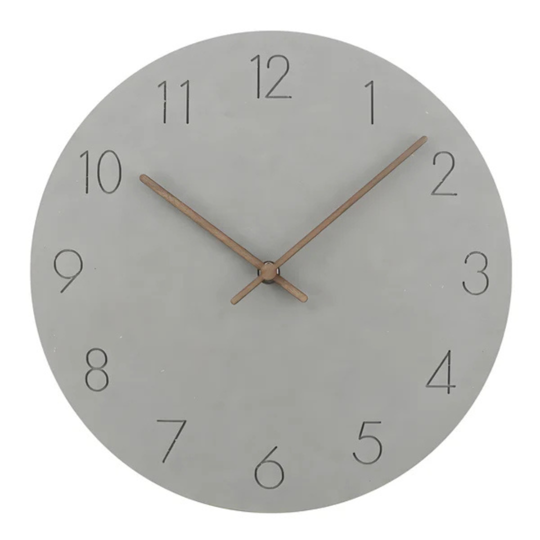 Nork - Sleek Wooden Wall Clock with Minimalist Design