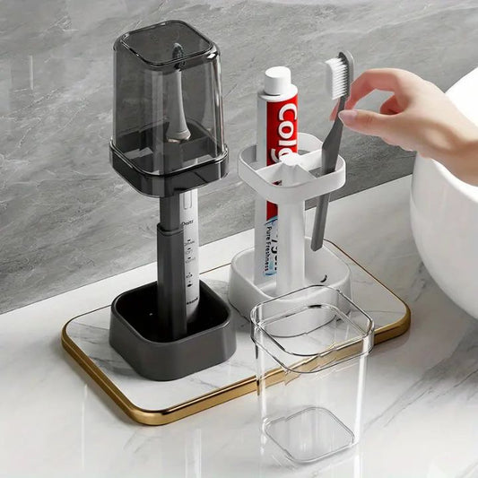 SealClean | Hygienic Toothbrush Holder with Lid for Organized Bathroom Storage