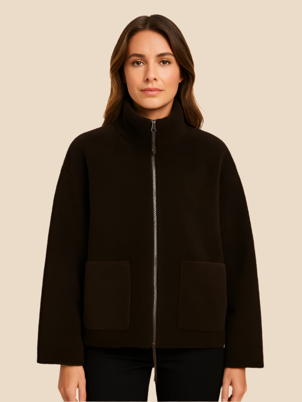 Imogen | Women's Oversized Sherpa Fleece Jacket Perfect for Special Events