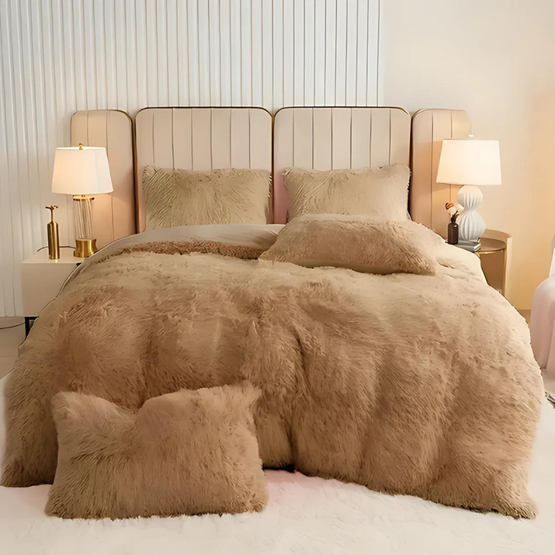 Zephariel - Luxurious 3-Piece Velvet Bedding Set for Fall and Winter
