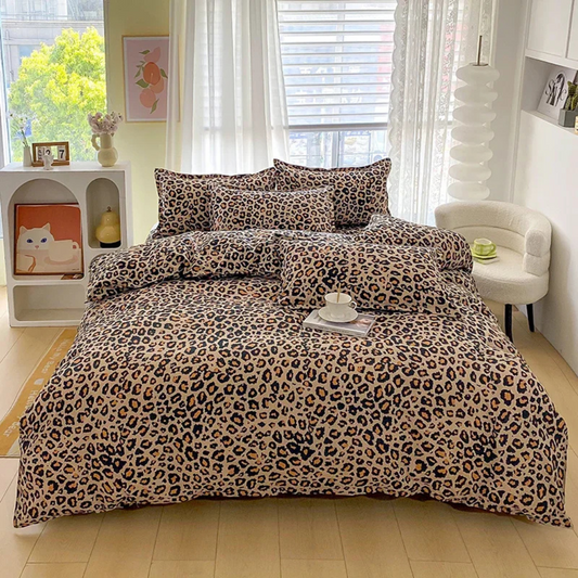 Savannah - Premium Leopard Print Duvet Cover