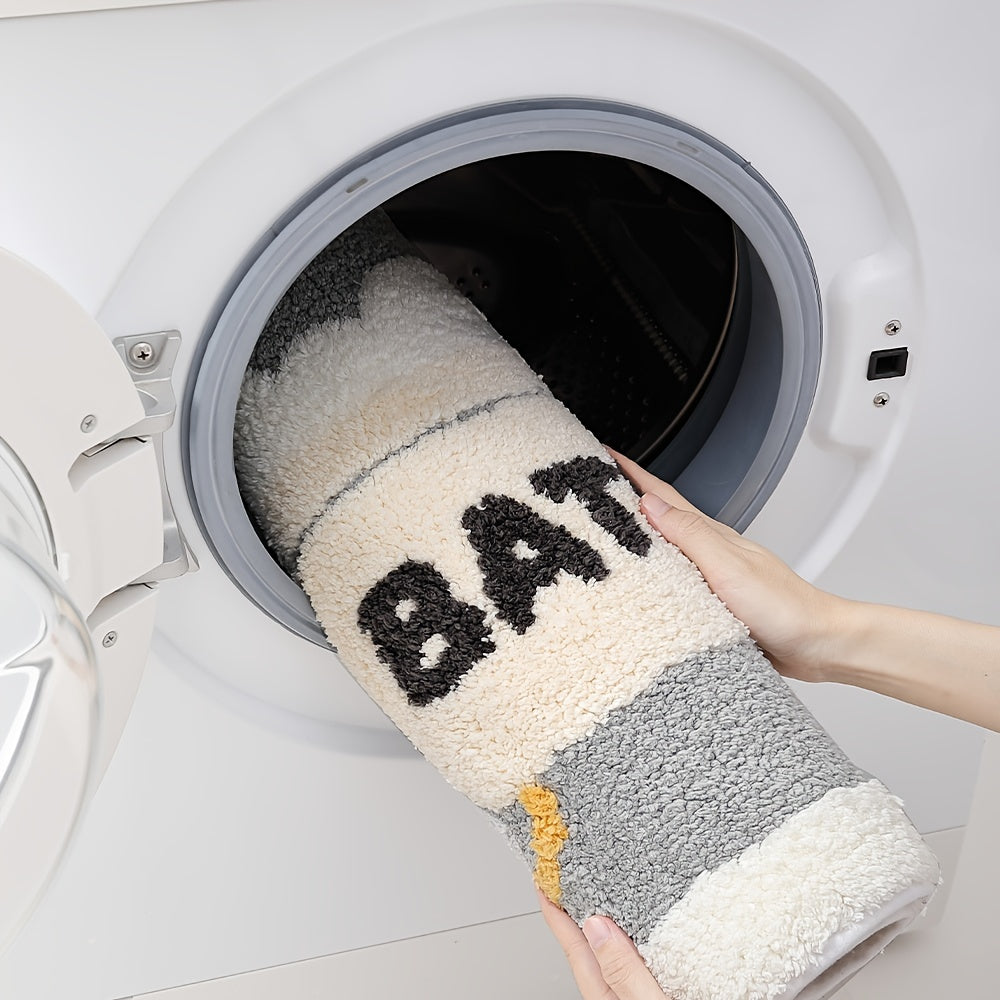 DryStep | Ultra-Absorbent Non-Slip Bath Mat - Fast-Drying Mat for Safe and Comfortable Bathroom Use