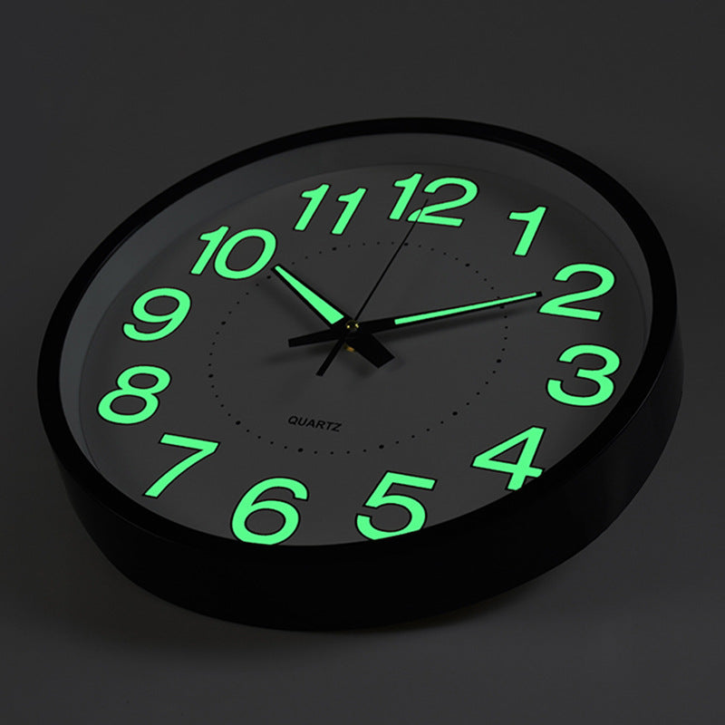 Treviq Elegant Oversized Wall Clock with Illuminated Design